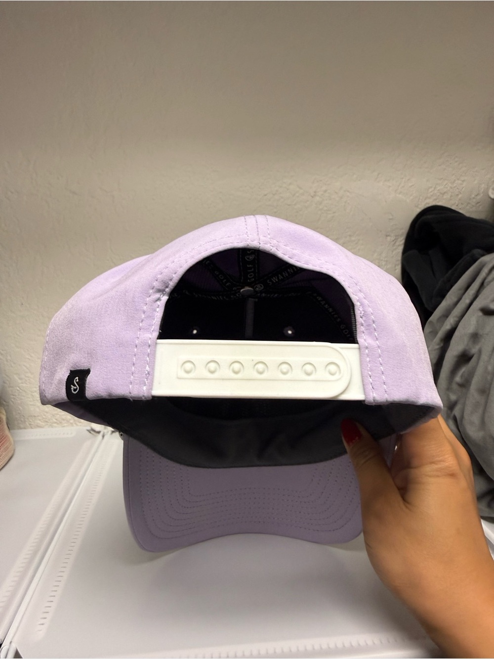 Nash Embroidered Lilac Rope Cap - Picture 3 of 3